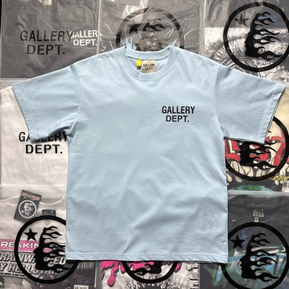 Gallery Dept Souvenir T-shirt ‘Light Blue’